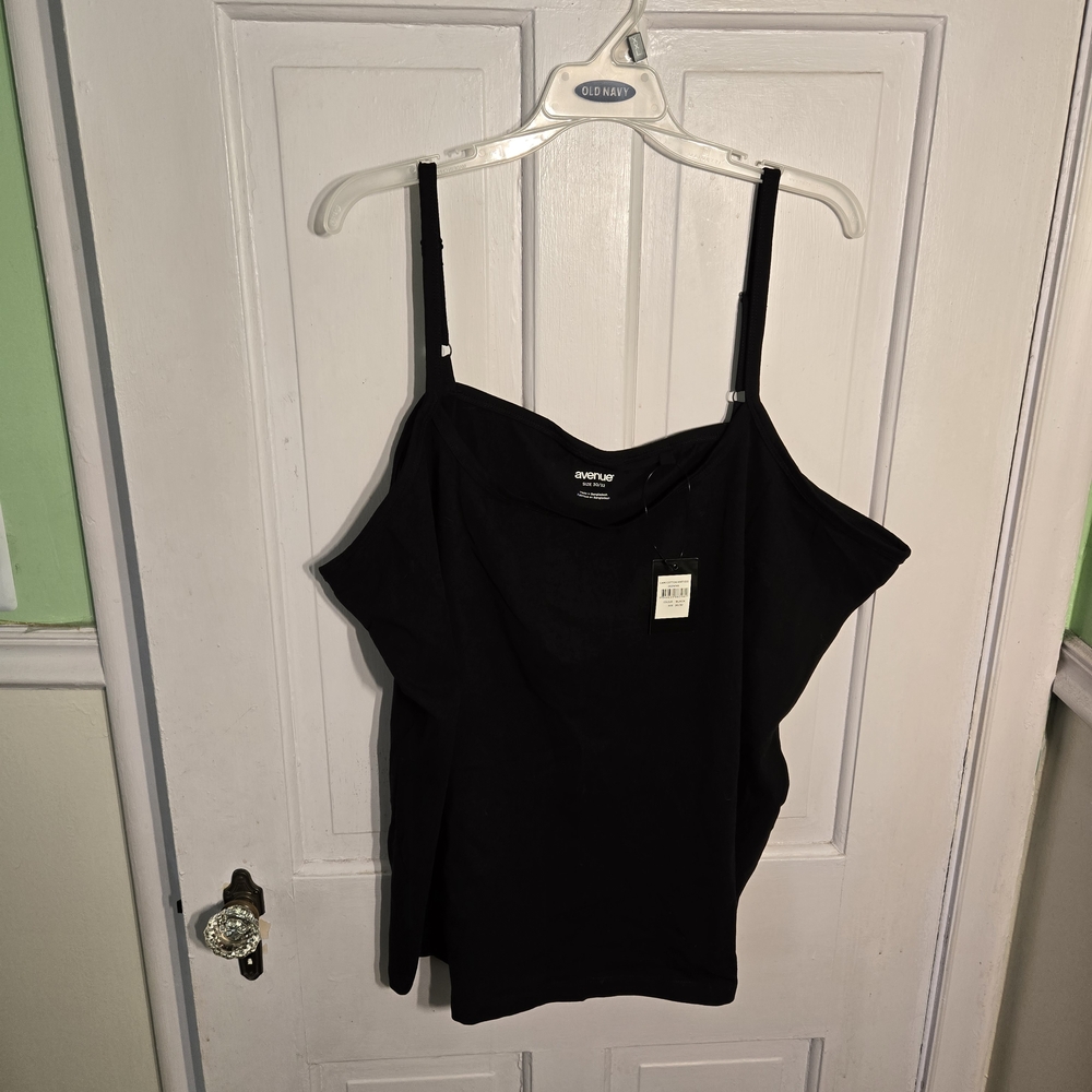 Avenue Black Camisole Top - Picture 2 of 7